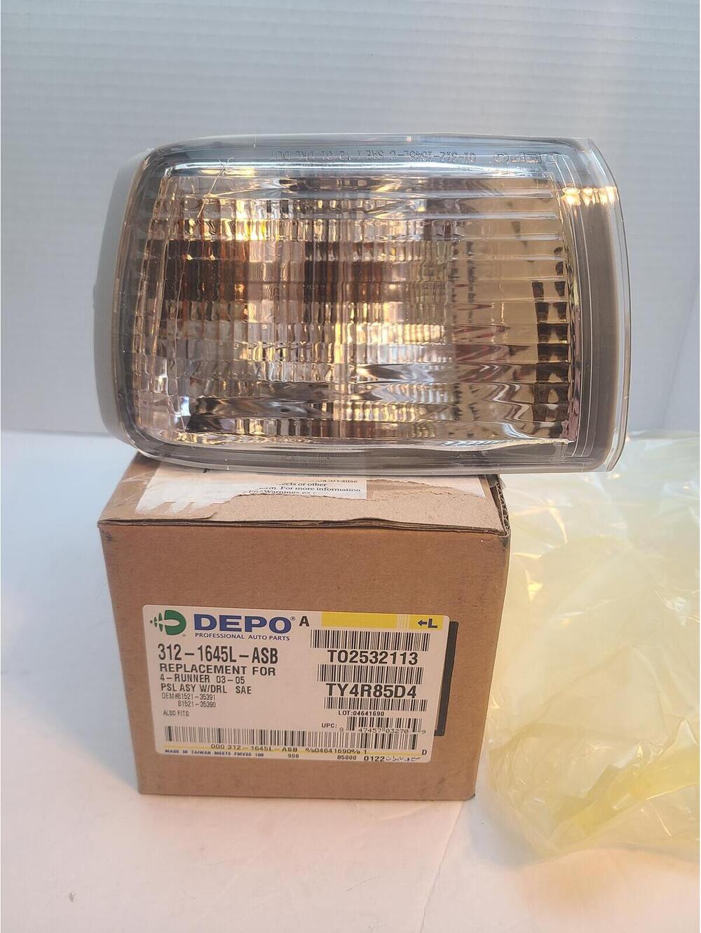 Depo Replacement Headlight 03-05 Toyota Four Runner 312-1645L-ASB New